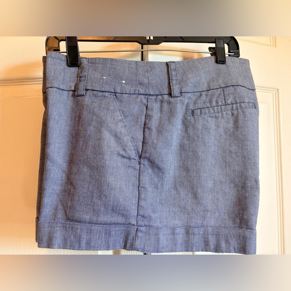 Express Blue Linen-Blend dress or casual short, size 16
